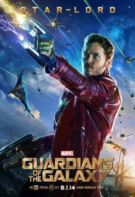 Guardians Of The Galaxy movie poster Sign 8in x 12in