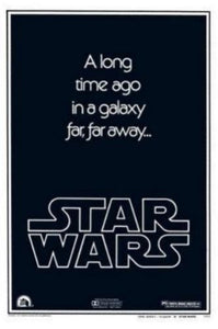 Star Wars poster A Long Time Ago.. 24x36