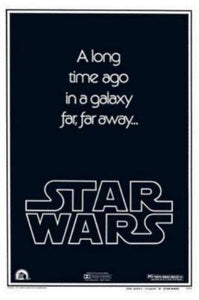 Star Wars Poster A Long Time Ago.. On Sale United States