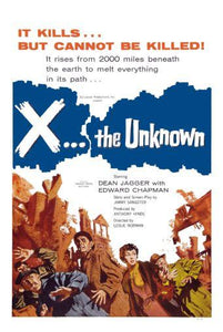 X The Unknown Photo Sign 8in x 12in