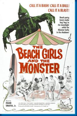 Beach Girls And The Monster poster for sale cheap United States USA