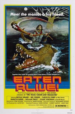 Eaten Alive movie poster Sign 8in x 12in