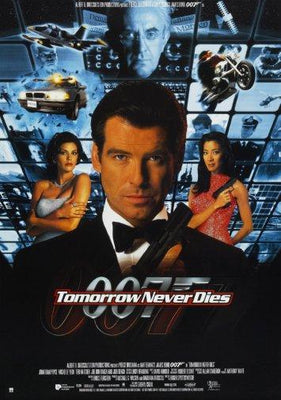 Tomorrow Never Dies movie poster Metal Print 8in x 12in