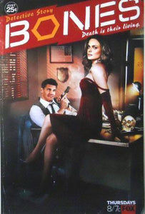 Bones Detective Novel Poster Boreanaz Deschanel 23X35 16x24