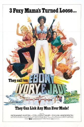 Ebony Ivory Jade movie poster Sign 8in x 12in