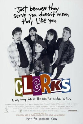 Clerks Metal Movie Poster 8in x 12in
