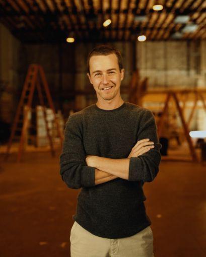 Edward Norton Metal Print 8in x 12in