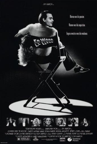 Ed Wood movie poster Sign 8in x 12in