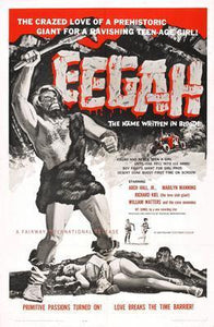 Eegah movie poster Sign 8in x 12in