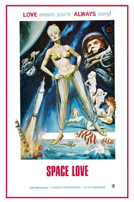 Space Love poster for sale cheap United States USA