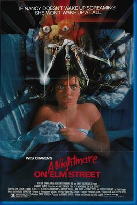 Nightmare On Elm Street movie poster Metal Print 8in x 12in