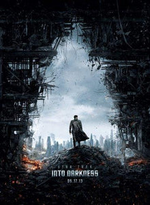 Star Trek Into Darkness movie poster Sign 8in x 12in