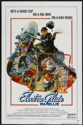 Electra Glide In Blue movie poster Sign 8in x 12in