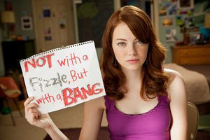 Emma Stone Photo Sign 8in x 12in