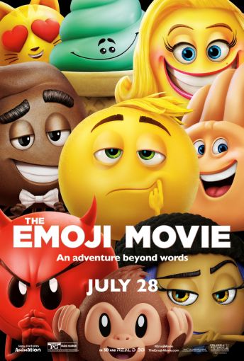 The Emoji Movie poster| theposterdepot.com