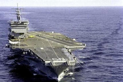 Enterprise Cvn65 Metal Print 8in x 12in