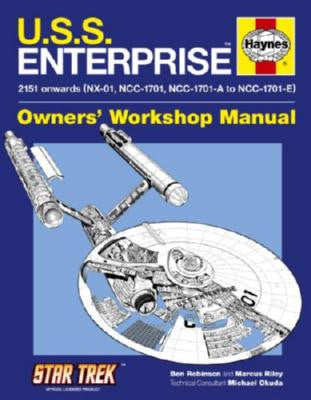 U.S.S. Enterprise Haynes Manual poster for sale cheap United States USA