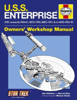 U.S.S. Enterprise Haynes Manual 11x17 poster for sale cheap United States USA