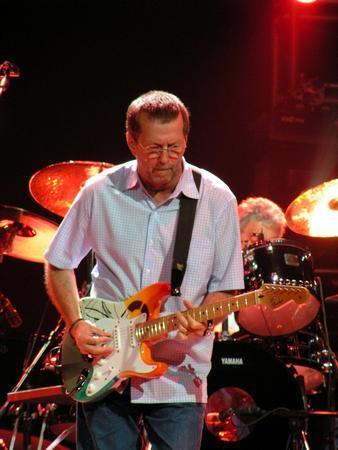 Eric Clapton Photo Sign 8in x 12in