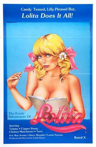 Erotic Adventures Of Lolita movie poster Sign 8in x 12in
