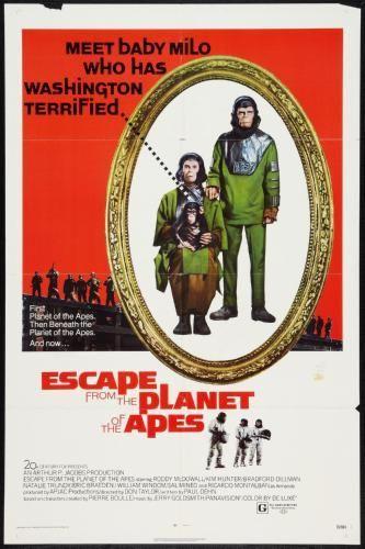 Escape From The Planet Of The Apes movie poster Sign 8in x 12in