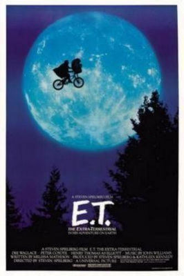 Et The Extra Terrestrial Metal Movie Poster 8in x 12in
