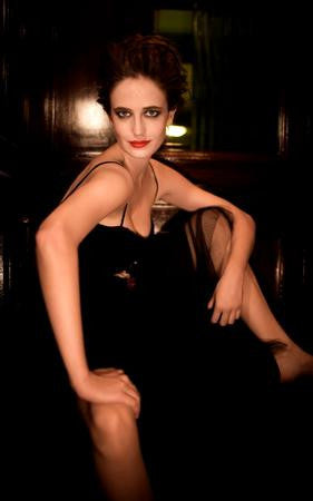 Eva Green Poster Black Dress 16"X24" Eva Green Poster Black Dress 16"X24"