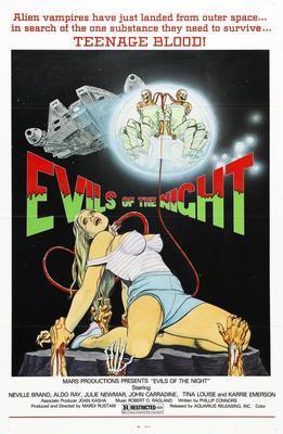 Evils Of The Night movie poster Sign 8in x 12in