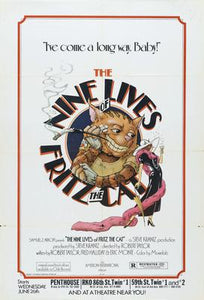 Nine Lives Of Fritz The Cat Movie Poster 11x17