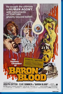 Baron Blood poster 24x36 The Poster Depot