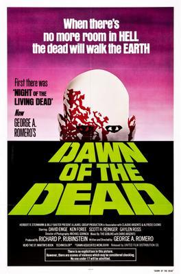 Dawn Of The Dead Metal Movie Poster 8in x 12in