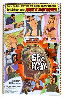 She Freak Metal Movie Poster 8in x 12in