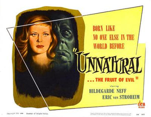 Unnatural poster for sale cheap United States USA