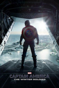 Captain America movie poster Sign 8in x 12in