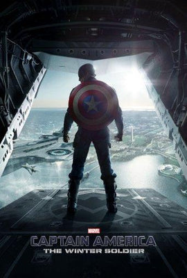 Captain America movie poster Metal Print 8in x 12in