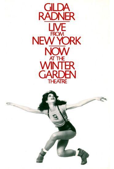 Gilda Radner Live From New York poster 16in x 24in