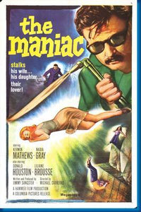 Maniac The movie poster Sign 8in x 12in