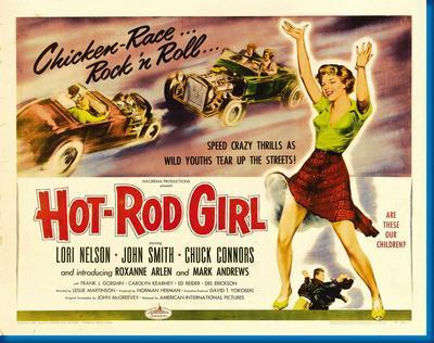 Hot Rod Girl Movie Poster Metal Poster Choose Style The Poster Depot