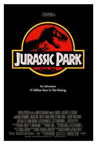 Jurassic Park movie poster Sign 8in x 12in