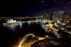 Sydney Skyline Poster Australia 24x36
