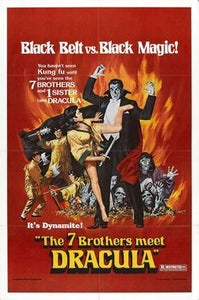7 Brothers Meet Dracula The poster 27x40