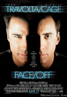 Face Off Metal Movie Poster 8in x 12in