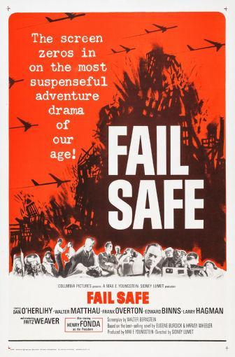 Fail Safe movie poster Sign 8in x 12in