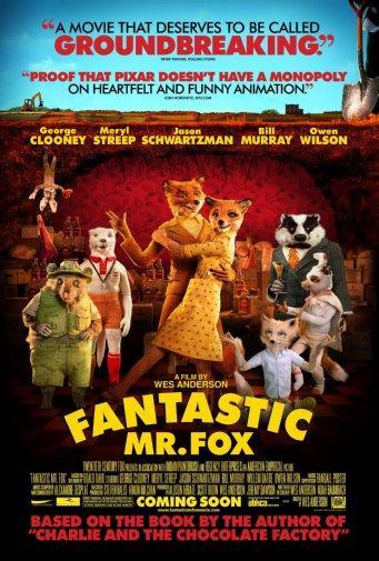 Fantastic Mr Fox movie poster Sign 8in x 12in
