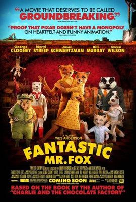 Fantastic Mr Fox Metal Movie Poster 8in x 12in