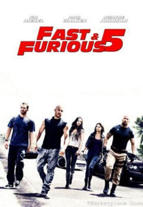 Fast Five movie poster Sign 8in x 12in