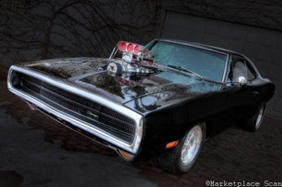 Fast And The Furious 1970 Charger Metal Print 8in x 12in
