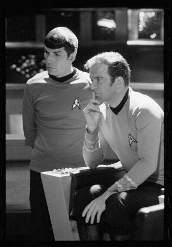 Star Trek Kirk Spock PosterTos Shatner Nimoy 24inx36in 