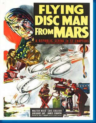 Flying Disc Man From Mars poster 27x40 The Poster Depot