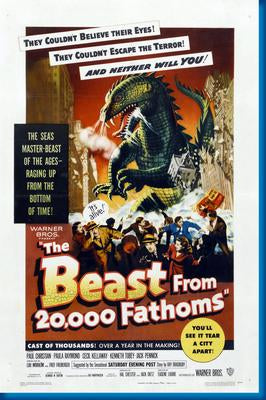 Beast From 20000 Fathoms poster for sale cheap United States USA